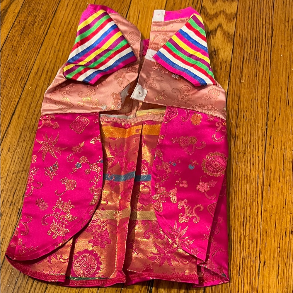 Vibrant Pink and Gold Clothes